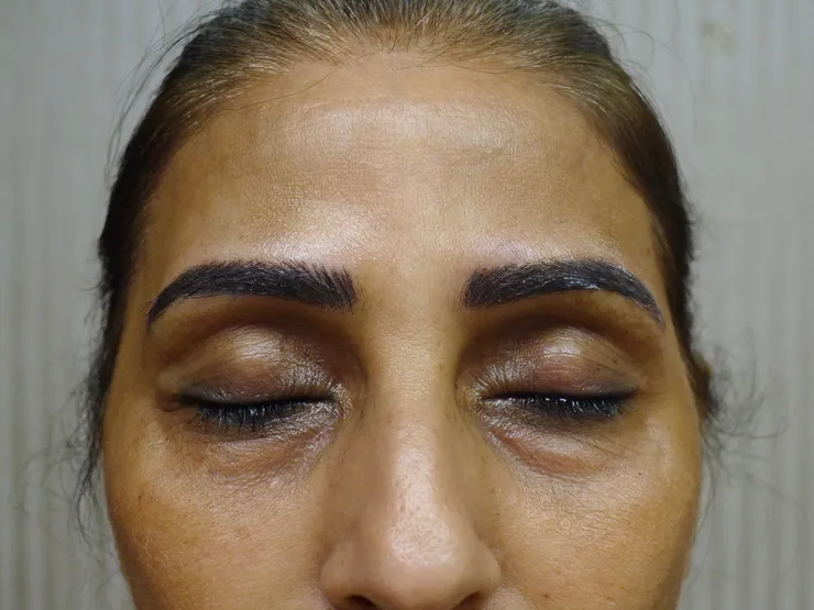 Eyebrow and eyeliner work, photo 6